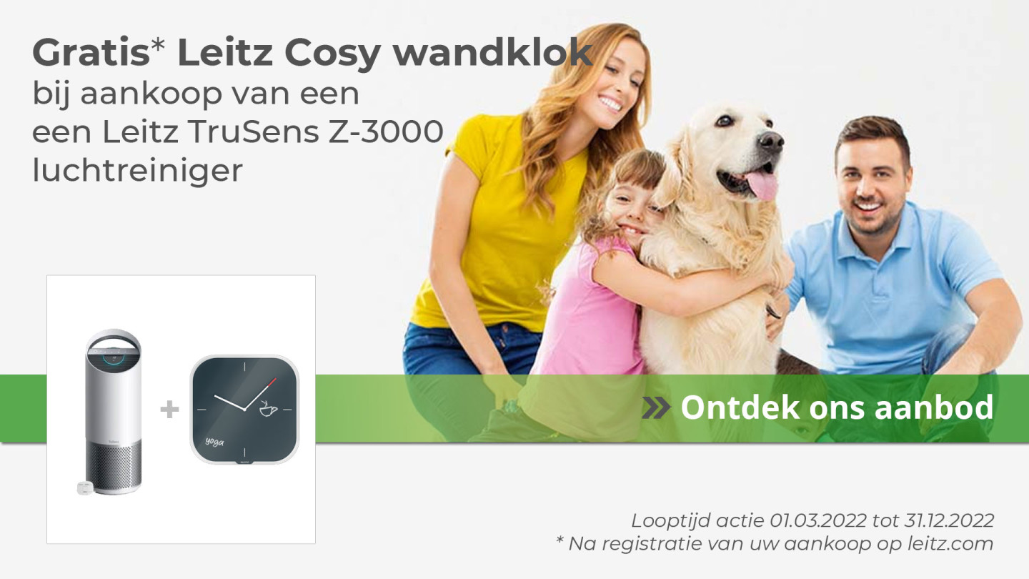 Leitz TruSens Z-3000 + Gratis Cosy Klok actie | oxeurope.nl