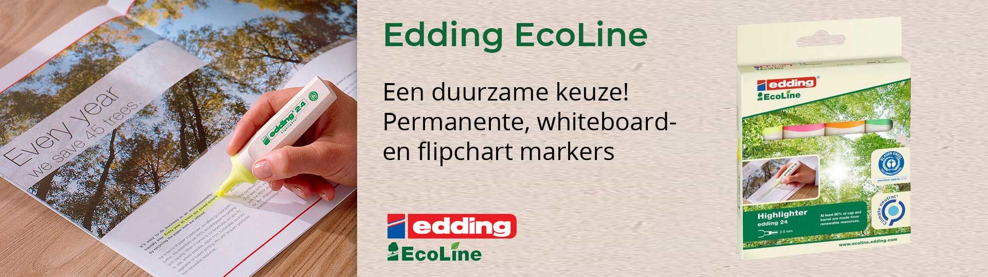 Edding-Ecoline duurzame schrijfwaren | oxeurope.nl