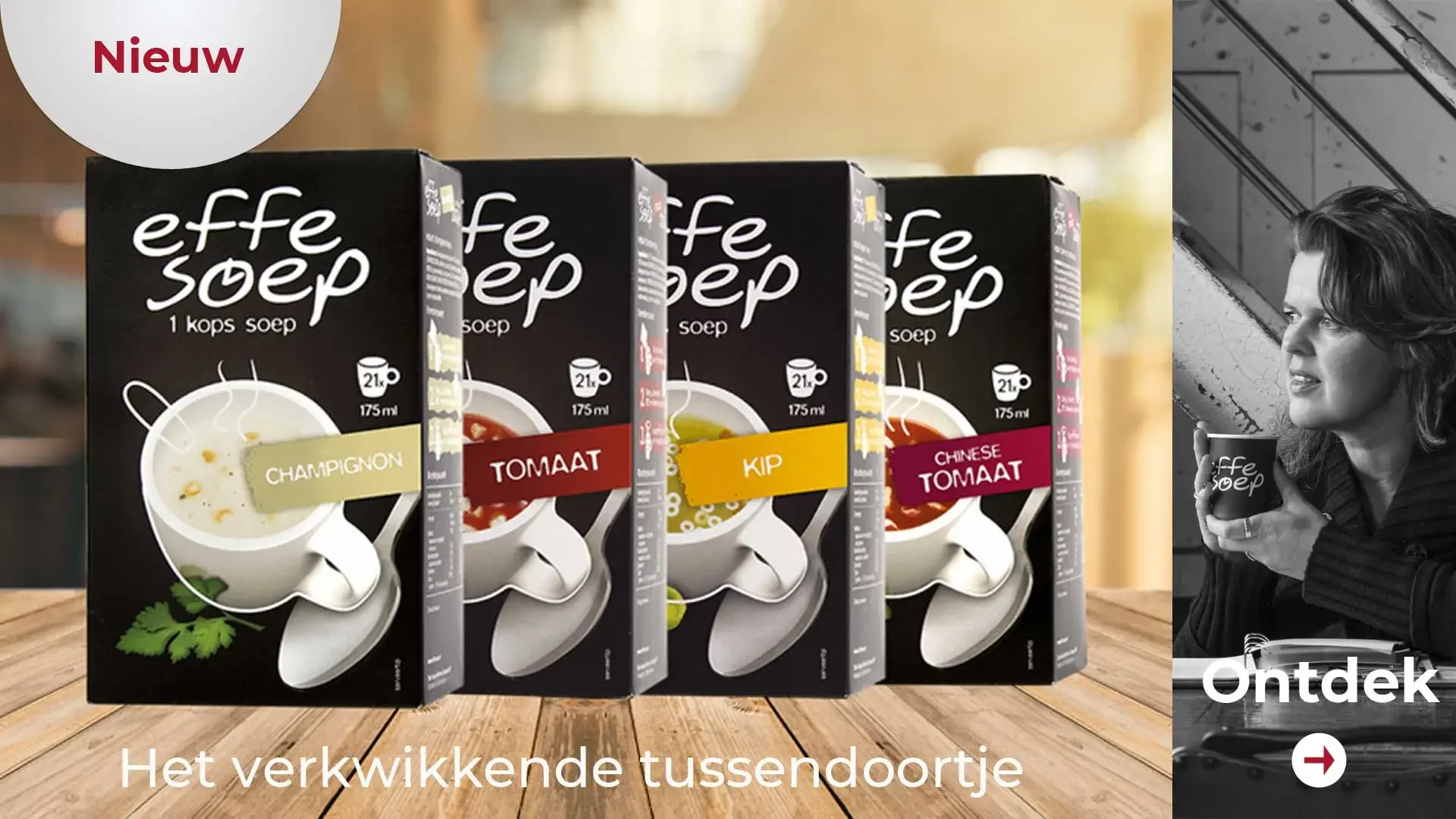 Effe Soep, het verkwikkende tussendoortje | oxeurop.nl 