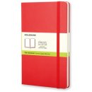 Moleskine notitieboek, ft 9 x 14 cm, effen, harde cover, 192 blad, rood