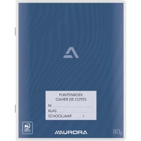 Aurora puntenboek ft 16,5 x 21 cm (schriftformaat)