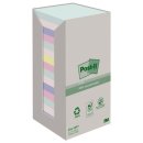 Post-it recycled notes Nature, 100 vel, ft 76 x 76 mm,...
