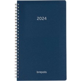 Brepols agenda Breform Polyprop 6-talig, blauw, 2024