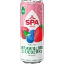 Spa Fruit Sparkling strawberry-blueberry, blik van 25 cl, pak van 24 stuks
