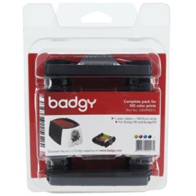 Evolis Badgy Verbrauchsmaterial Pack