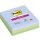 Post-it Super Sticky notes XL Oasis, 70 vel, ft 101 x 101 mm, gelijnd, assorti, pak van 3 blokken