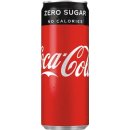Coca-Cola Zero frisdrank, sleek blik van 25 cl, pak van...