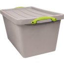 Really Useful Box Recycled opbergdoos 56 l, nestbaar, grijs