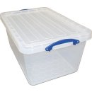 Really Useful Box opbergdoos 61 l, nestbaar, transparant