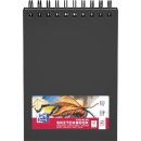 Oxford Traveler schetsboek, 40 vel, 225 g/m², ft A5, zwart