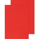 Q-CONNECT dekblad A4 leder 250 grams 100 stuks rood