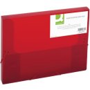 Q-CONNECT elastobox, met elastieken, A4, rug 25 mm, rood