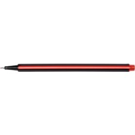Q-CONNECT fineliner, 0,4 mm, driehoekig, rood
