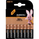 Duracell batterij Plus 100% AAA, blister van 16 stuks