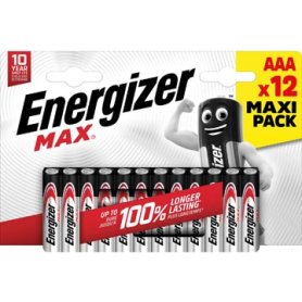 Energizer batterijen Max AAA, blister van 12 stuks