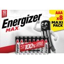 Energizer batterijen Max AAA/LR03/E92, blister van 8, MaxIPACK