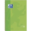 Oxford School Classic Europeanbook spiraalblok, ft A4+, 160 bladzijden, gelijnd, groen