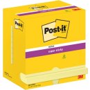 Post-It Super Sticky Notes, 90 vel, ft 76 x 127 mm, geel, pak van 12 blokken
