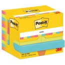 Post-It Notes Poptimistic, 100 vel, ft 38 x 51 mm, pak van 12 blokken