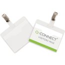 Q-CONNECT badge met clip 90 x 60 mm, doos van 25 stuks