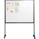 Smit Visual magnetisch whiteboard, verrijdbaar, emaille, 120 x 150 cm