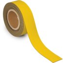 MAUL magnetisch etiketband beschrijf- en wisbaar, 10mtx50mm, geel