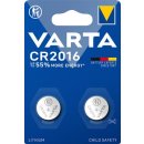Varta knoopcel Lithium CR2016, blister van 2 stuks