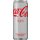Coca-Cola Light frisdrank, sleek blik van 33 cl, pak van 24 stuks