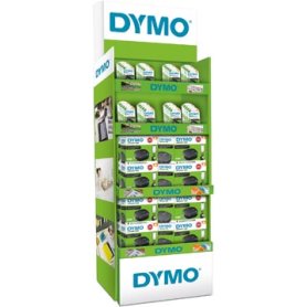 Dymo LetraTag 200B display, toestellen en tapes, display van 60 stuks