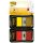 Post-it Index Standaard Duo Pack, 100 tabs, rood/geel