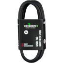 Greenmouse kabel, USB-A naar micro-USB, 1 m, zwart