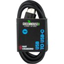Greenmouse kabel, USB-A naar USB-C, 1 m, zwart