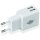 Greenmouse Dual oplader 2 x USB-A, wit