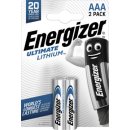 Energizer batterijen Lithium AAA, blister van 2 stuks