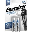 Energizer batterijen Lithium AA, blister van 2 stuks