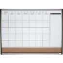 Nobo combibord, kurk en magnetische whiteboard maandplanner, ft 58,5 x 43 cm