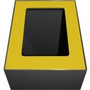V-Part top voor modulaire afvalbak 60 l, geel