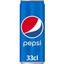 Pepsi frisdrank, sleek blik van 33 cl, pak van 24 stuks