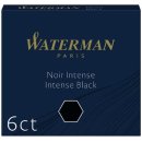 Waterman inktpatronen zwart 6X