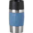 Emsa Travel Mug Compact thermosbeker, 0,3 l, blauw