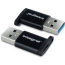 Integral adapter USB-C naar USB-A, pak van 2 stuks