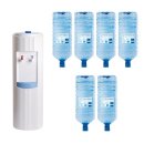 Actie O-water 1 x waterkoeler (FWB2013) + 4 x bronwater 18l (FW189)+ GRATIS 2 x bronwater 18l (FW189)