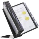 Durable bureaustandaard Vario met 10 tassen, ft A4, zwart
