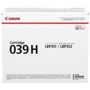 Canon Lbp352X Toner High Cap. Crg 039H (25000) 0288C001, capaciteit: 25000