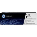 HP 43X High Yield Black Original LaserJet Toner Cartridge, capaciteit: 30000