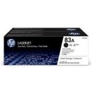 HP 83A 2-pack Black Original LaserJet Toner Cartridges, capaciteit: 2X1.50