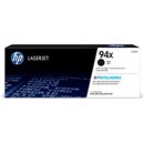 HP 94X High Yield Black Original LaserJet Toner Cartridge, capaciteit: 2.800S