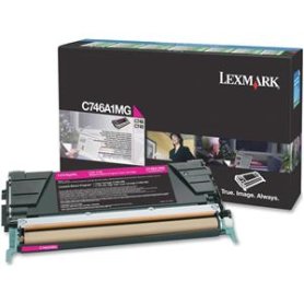 LEXMARK C746 TONER MAGENTA PROJECT-CART #C746A3MG, capaciteit: 7000