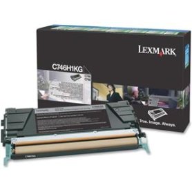 LEXMARK C748 TONER BLACK PROJECT-CART #C746H3KG, capaciteit: 12000