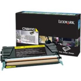LEXMARK C748 TONER YELLOW PROJECT-CART #C748H3YG, capaciteit: 10000
